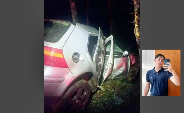 Jovem de 19 anos morre em acidente de trânsito em Caçador